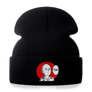 One Punch Man Beanie - Cotton Embroidery Casual Winter Beanies