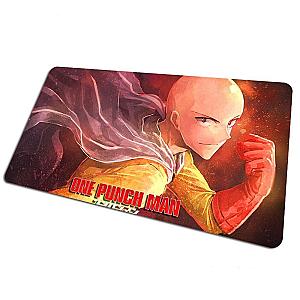 One Punch Man Mouse Pads - Saitama Bald Caped Desk Mouse Pad SA3105