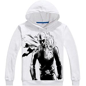 One Punch Man Hoodies - One Punch Man Saitama Torn Cape Hoodie SA3105