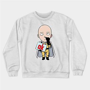 One Punch Man Sweatshirts - One Punch Man Ok - Saitama  Sweatshirt TP2105