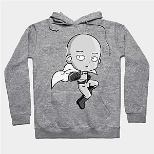 One Punch Man Hoodies - Saitama (Chibi) (Grayscale) Hoodie TP2105