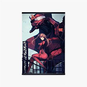 Evangelion Poster Merch: Unit-02 Machine With Asuka Wall Art