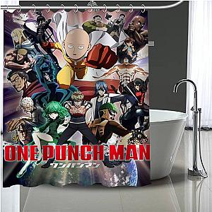 One Punch Man Shower Curtains - Saitama S Class  Shower Curtain SA3105