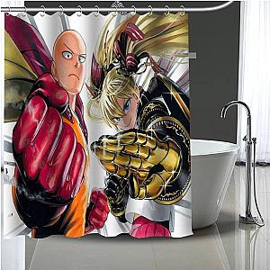 One Punch Man Shower Curtains -  Saitama Youjo Senki Shower Curtain SA3105