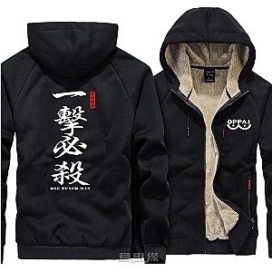 One Punch Man Jackets -  Oppai Fleece Jacket SA3105