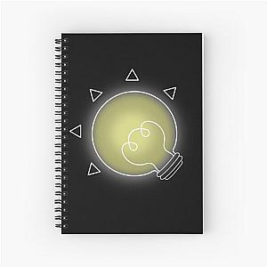 OneShot light bulb   Spiral Notebook