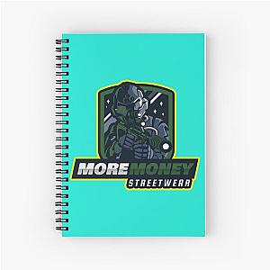 MoreMoney OneShot Street Wear   Spiral Notebook