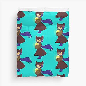 Oneshot - Niko Standing With The Sun   Duvet Cover