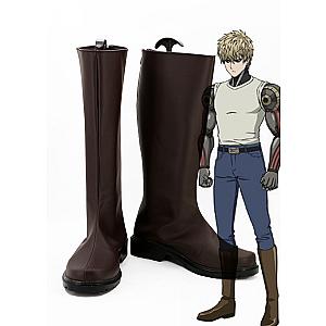 Genos Shoes Boot Cosplay Halloween