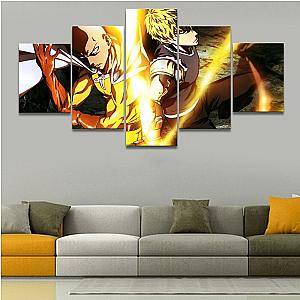 One-Punch Man Genos Saitama Painting Wall Art