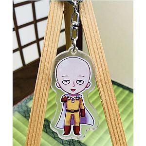 New One Punch Man Keychain PVC