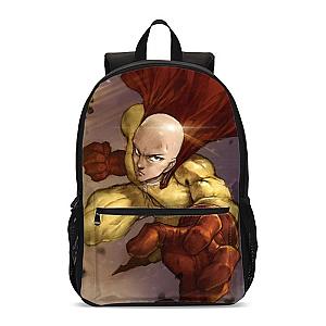 One Punch Man 3D Print Saitama School Backpack