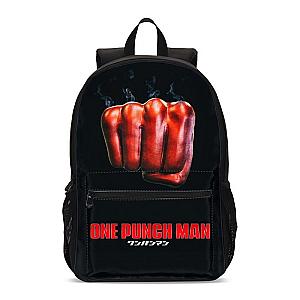 Black One Punch Man 3D Print Saitama Backpack 2020