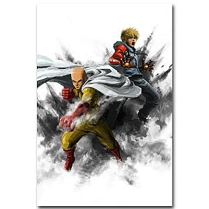 Saitama and Geno One Punch Man Poster