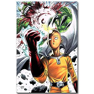 One Punch Man Hot Anime Saitama Poster