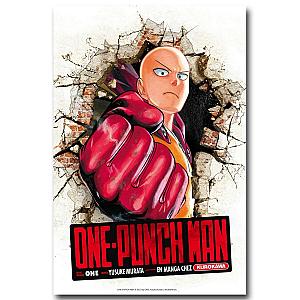 One Punch Man Hot Anime 2020 Angry Face Poster