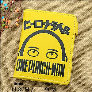 Yellow One Punch Man Small Wallet