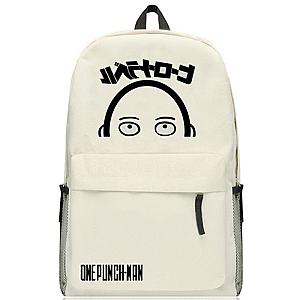 One Punch Man Saitama White School Bag Backpack