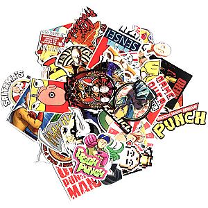 50pcs One Punch Man Decals Stickers