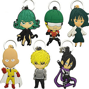 Cute One Punch Man PVC Key Ring