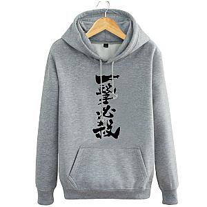 One Punch Man Japanese Gray Winter Hoodie