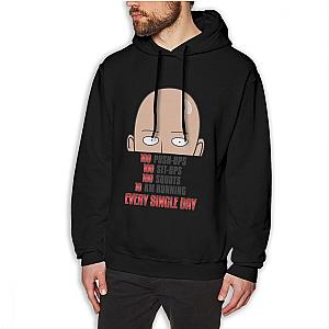 One Punch Man Saitama Half Face Hoodies