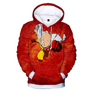 2020 Red One Punch Man 3D Print Hoodie