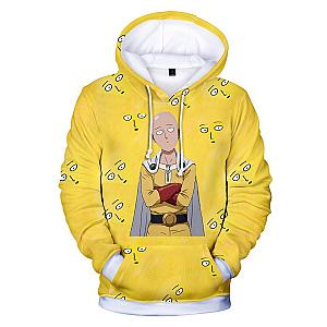 2020 Yellow One Punch Man 3D Print Hoodie