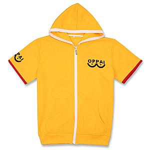 One Punch Man Saitama Oppai Short Sleeve Jacket