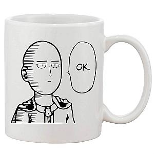 "Saitama One Punch Man Ok" Ceramic Mug