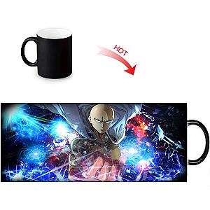 Oppai One Punch Man Print Color Change Ceramic Mug