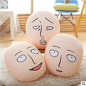 1pcs Anime One Punch Man Head Plush Pillow