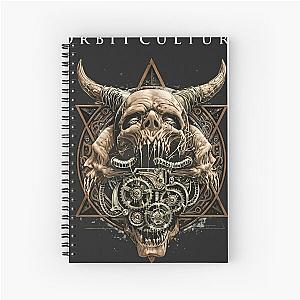 Orbit Culture Heavy Death Metal Music Band Spiral Notebook