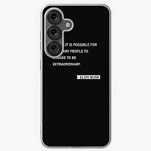Elon Musk Ordinary People Quote Samsung Galaxy Case