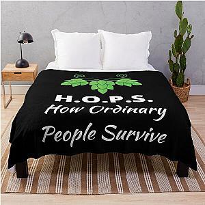 Beer Hops How Ordinary People Survive Throw Blanket