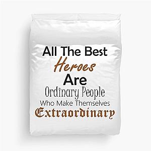 Ordinary People Inspirational Duvet Cover