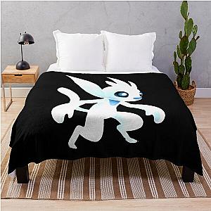 Ori and the Will of the Wisps Game Fan Art and the Blind Forest Cozy Throw Blanket
