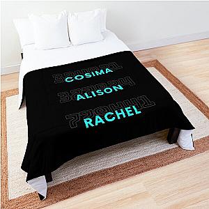 Orphan Black Clone Club Tag Numbers Comforter