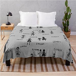 Orphan Black People sketch Throw Blanket