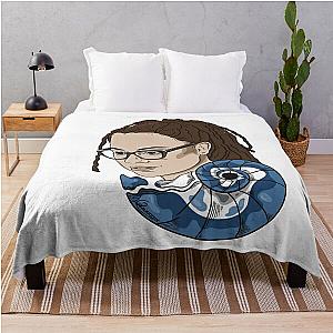 Cosima Portrait Nautilus Orphan Black Throw Blanket