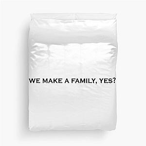 Orphan Black - We make a family (Black) Duvet Cover