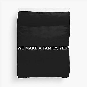 Orphan Black - We make a family (White) Duvet Cover