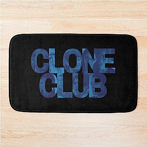 Orphan Black Faces - Clone Club Text (Blue Version) Bath Mat