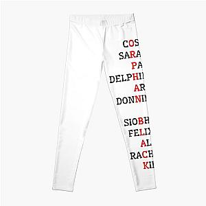 Orphan Black Characters Leggings