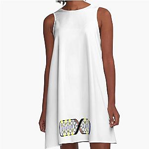 Orphan Black DNA symbol on White A-Line Dress