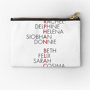 Orphan Black Typography Zipper Pouch