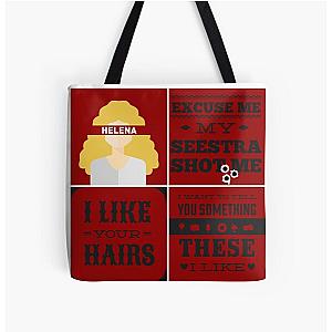 Orphan Black - Helena All Over Print Tote Bag