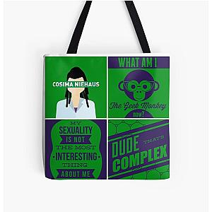 Orphan Black - Cosima Niehaus All Over Print Tote Bag