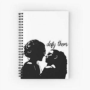 Cophine - Cosima & Delphine - "Defy Them" - Orphan Black Spiral Notebook