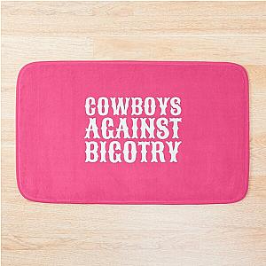 White Orville Peck Cowboys Against Bigotry Lyrics Bath Mat